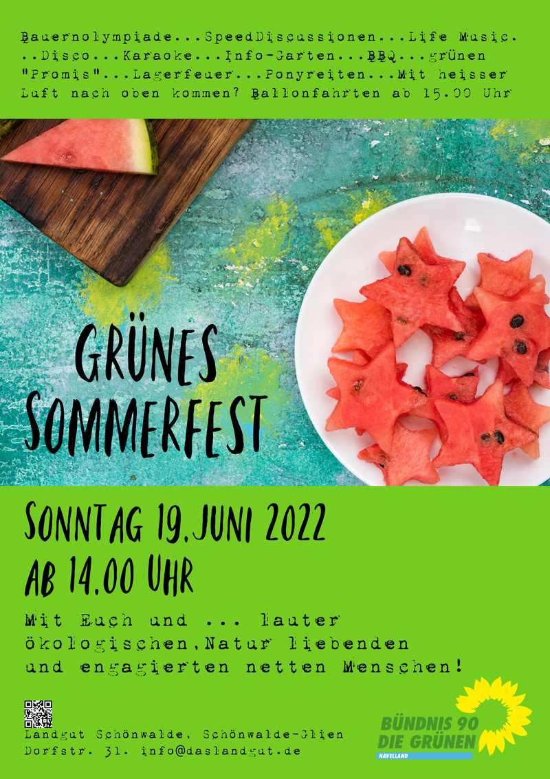 Sommerfest von Bündnis 90/Die Grünen, Hohen Neuendorf Sommerfest von Bündnis 90/Die Grünen, Hohen Neuendorf