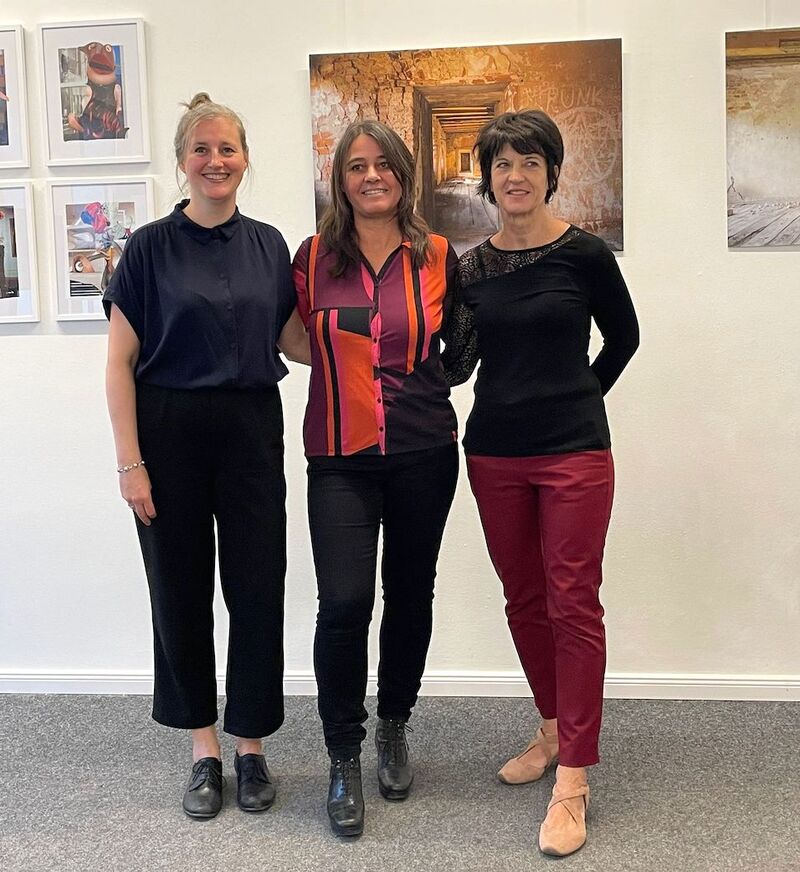 Künstlergespräch zur Ausstellung „Leaving Space“, Hohen Neuendorf Künstlergespräch zur Ausstellung „Leaving Space“, Hohen Neuendorf