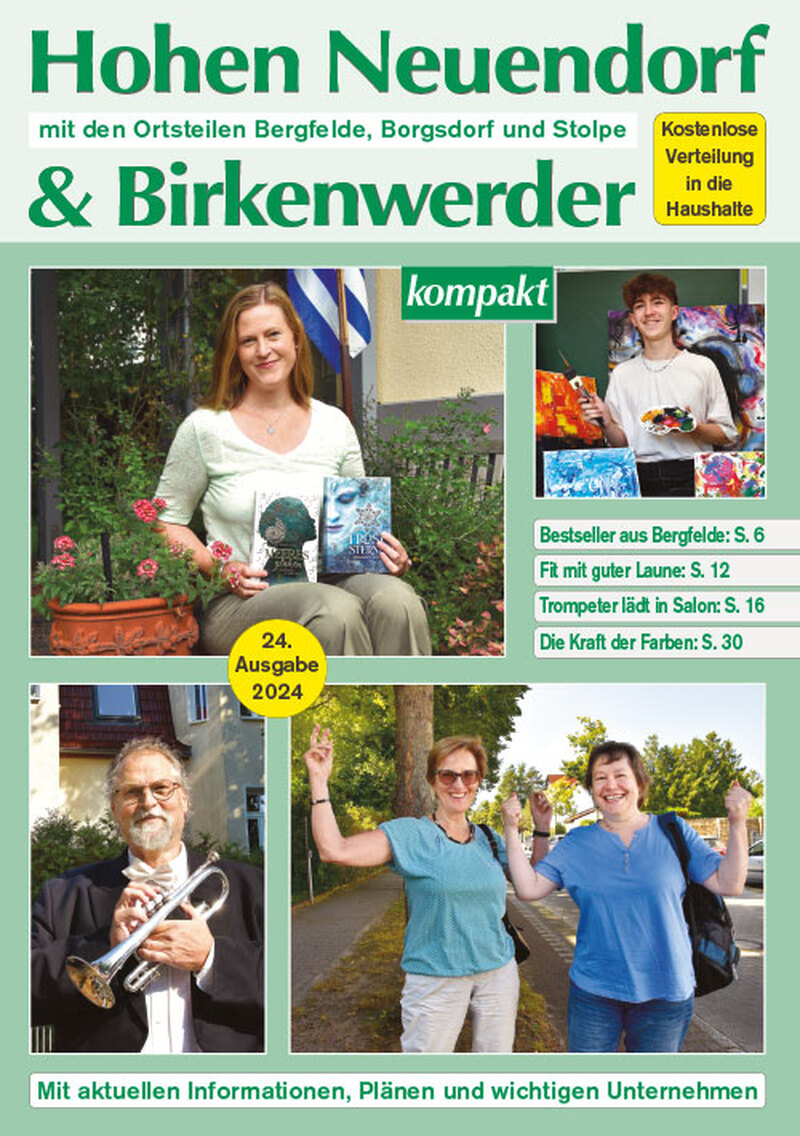 Broschüre 2024/25 erschienen, Hohen Neuendorf Broschüre 2024/25 erschienen, Hohen Neuendorf