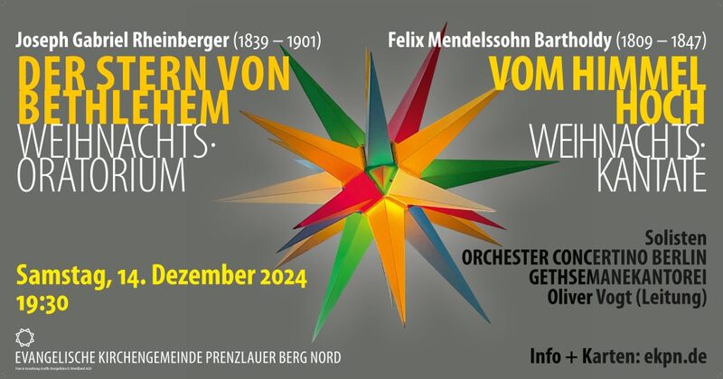 Festliche Weihnachtsklänge in der Gethsemanekirche, Hohen Neuendorf Festliche Weihnachtsklänge in der Gethsemanekirche, Hohen Neuendorf