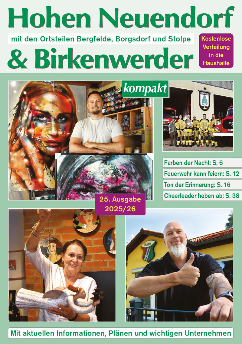 Broschüre 2025/26 erschienen, Hohen Neuendorf Broschüre 2025/26 erschienen, Hohen Neuendorf