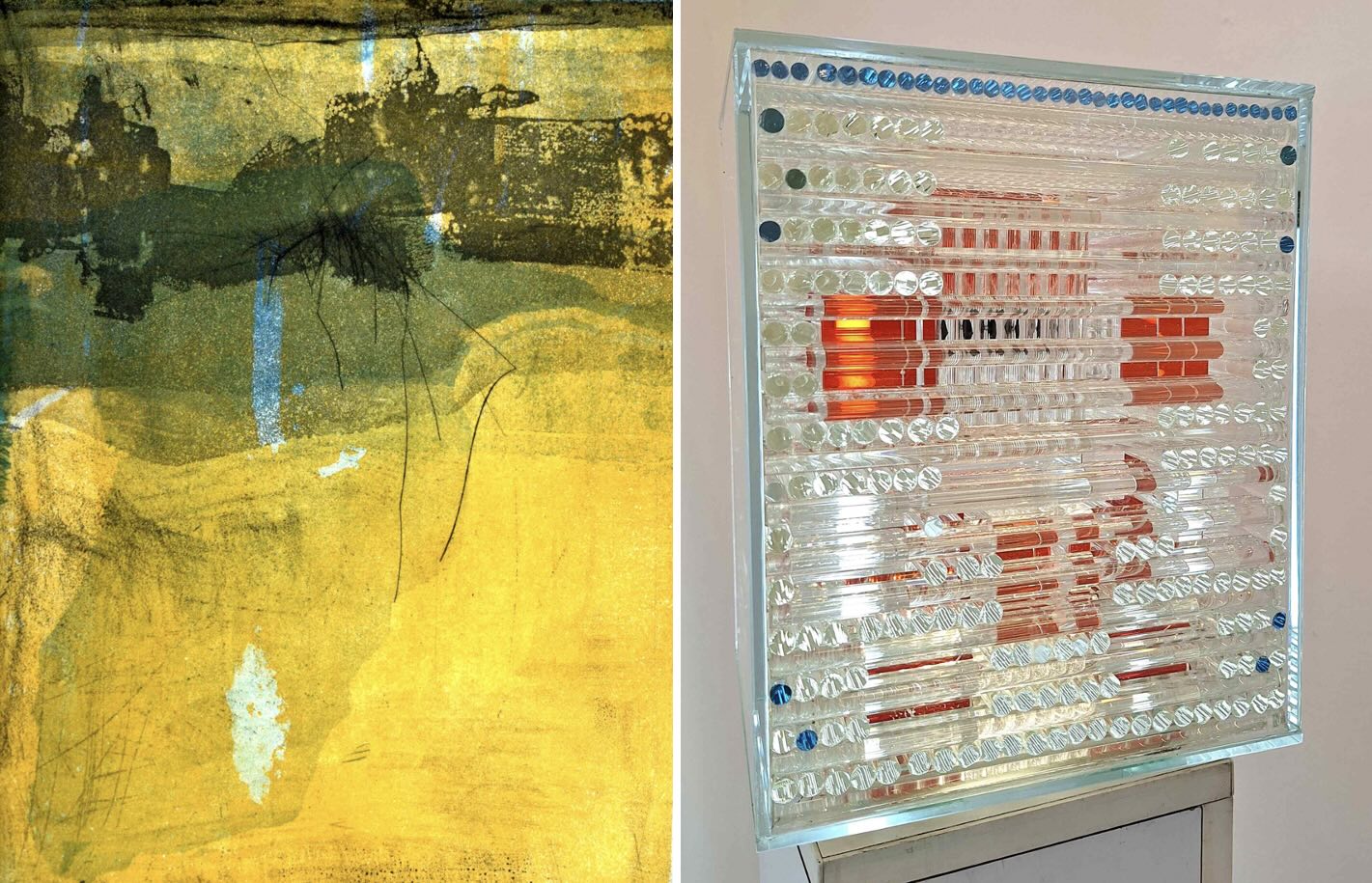 Wenn Glas und Farbe sich verbinden – Finissage „Blick Räume“, Hohen Neuendorf Wenn Glas und Farbe sich verbinden – Finissage „Blick Räume“, Hohen Neuendorf